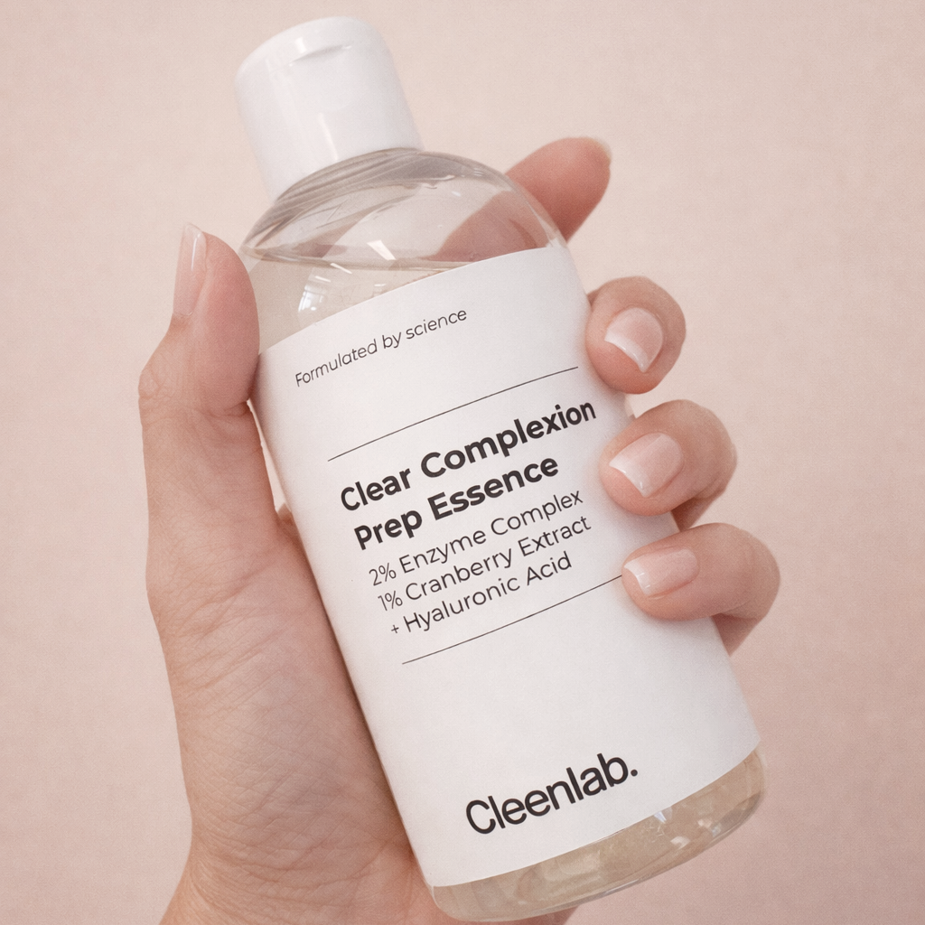 Clear Complexion Prep Essence  Voor & na