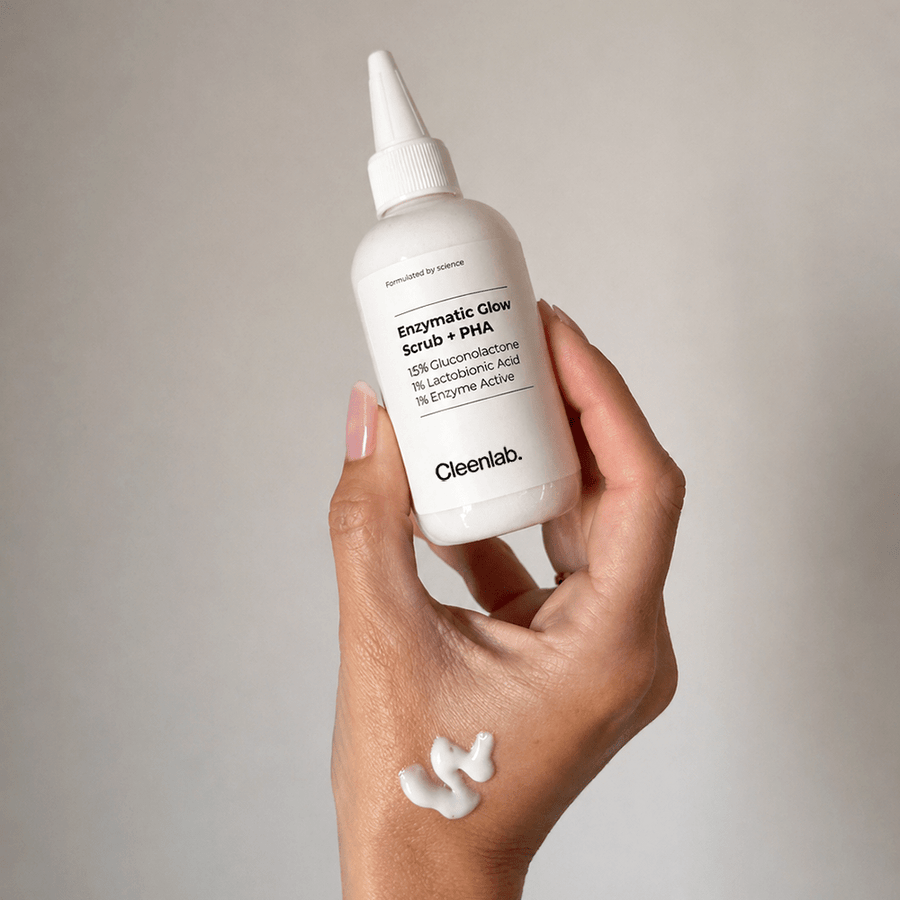 Enzymatic Glow Scrub + PHA  Cleenlab.