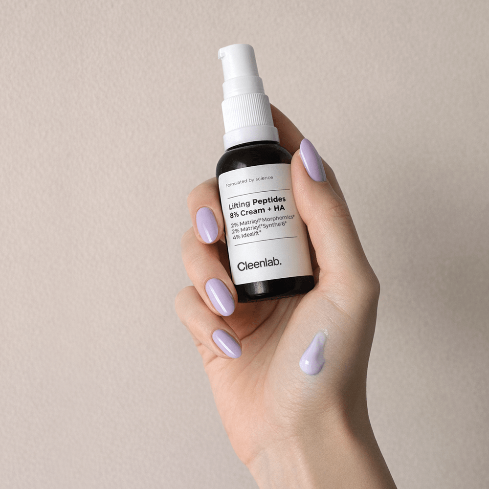 Lifting Peptides 8% Cream + HA - Cleenlab.