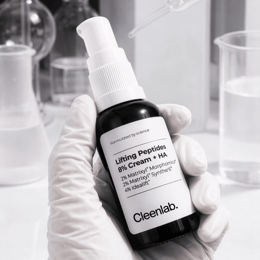 Lifting Peptides 8% Cream + HA - Cleenlab.