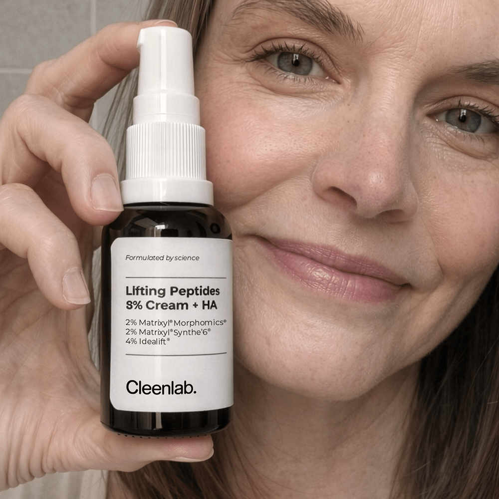 Lifting Peptides 8% Cream + HA - Cleenlab.